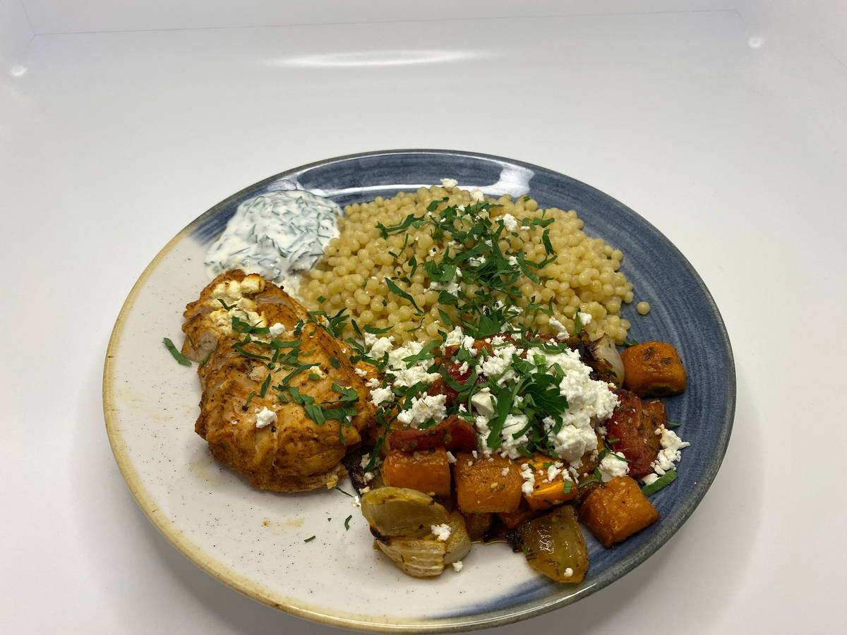 Hähnchenbrust gefüllt mit Hirtenkäse