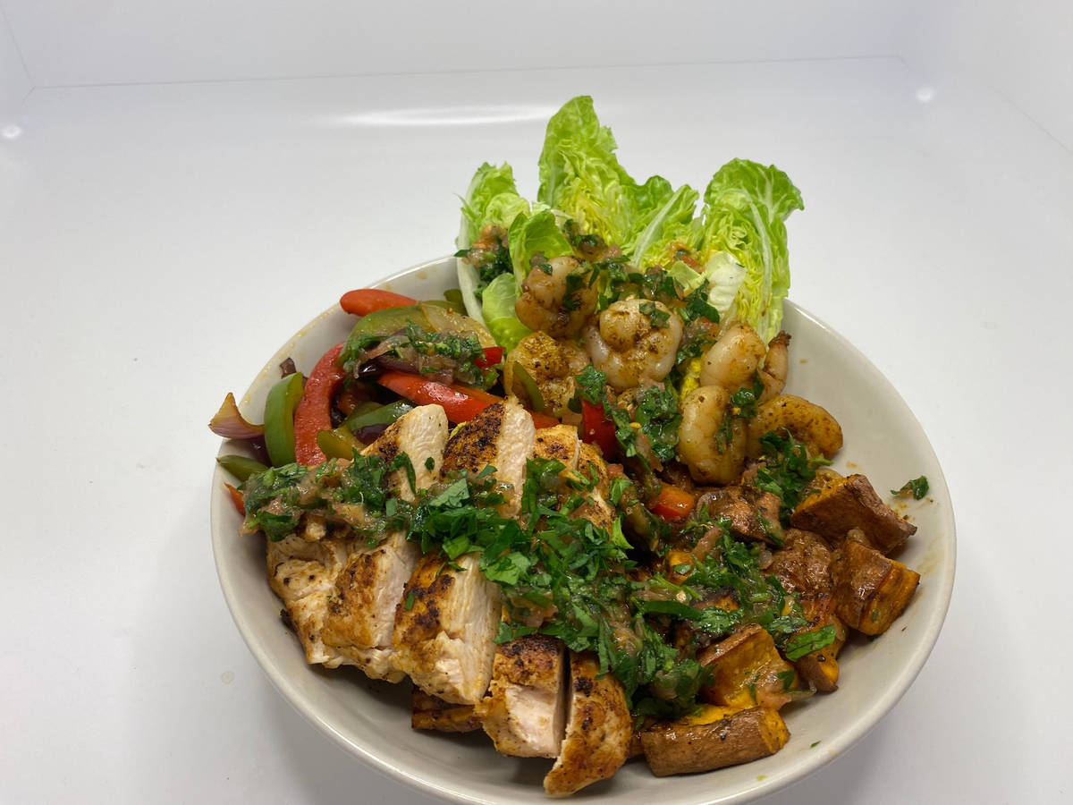 Hähnchen-Shrimp Gumbo Bowl