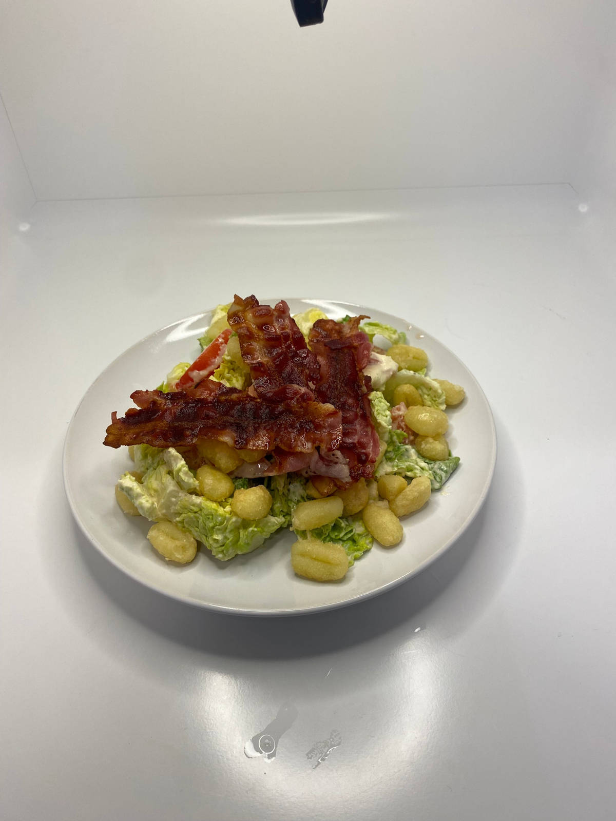 AirFryer crispy Gnocchi BLT Salad