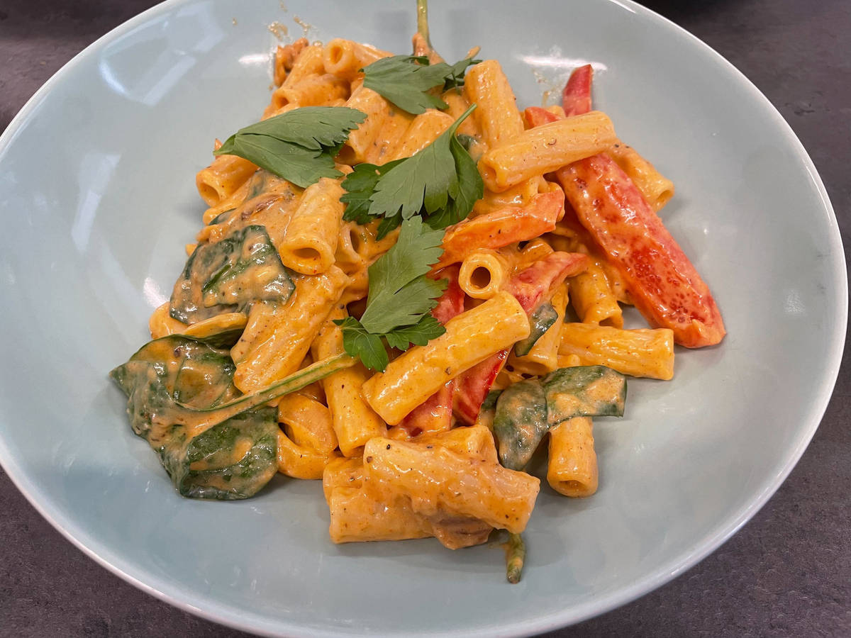 Krämig paprikapasta 