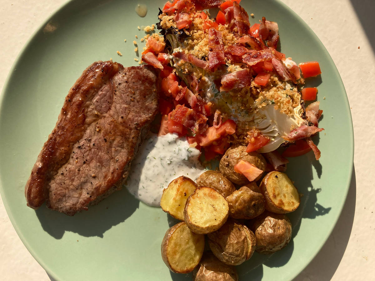 Grilled Steak with Chimichurri