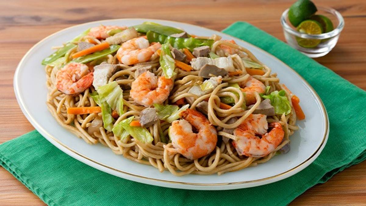 Pinay Inspired Chicken and Shrimp Noodles