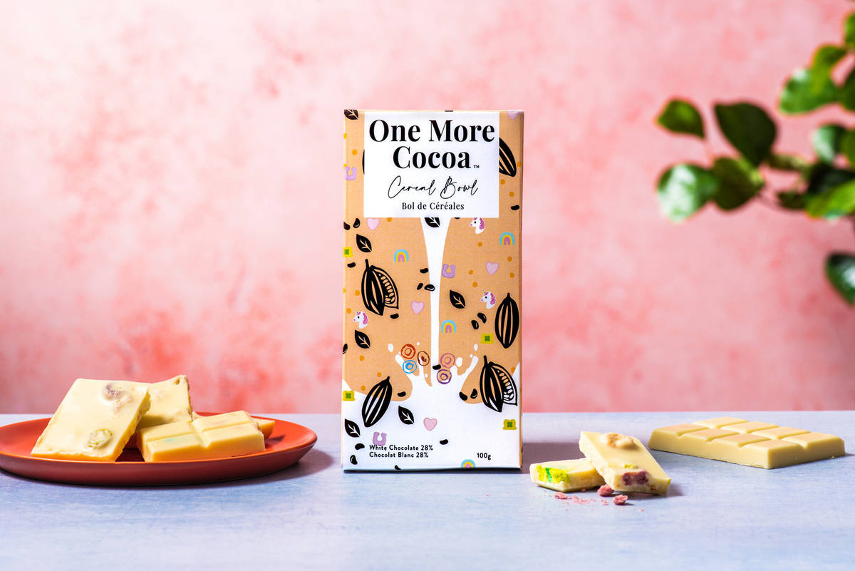 (AB) One More Cocoa Cereal Bowl White Chocolate Bar