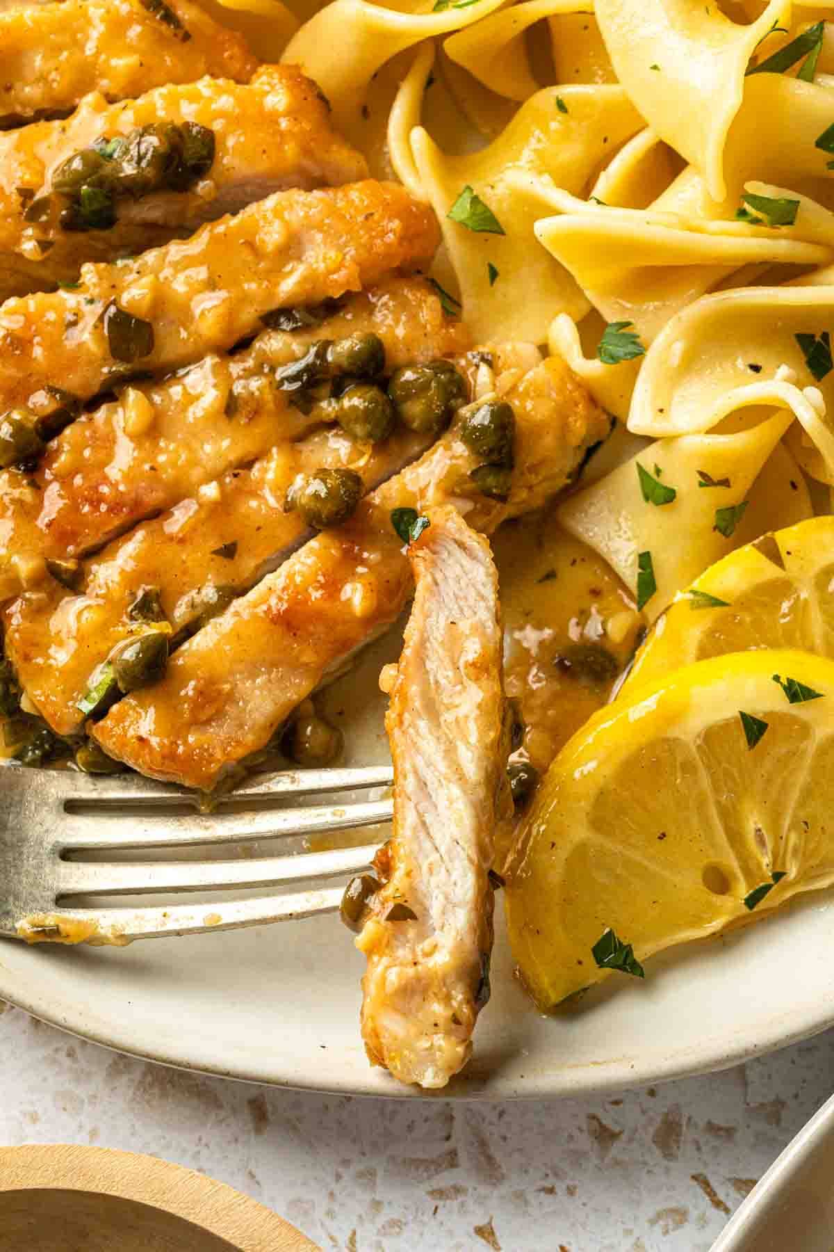 Zesty Chicken Piccatta