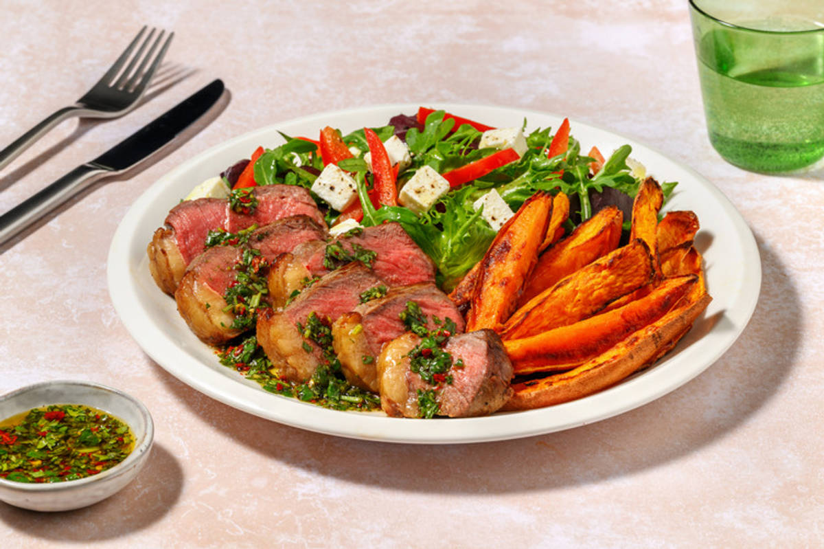 Double Beef Rump & Chimichurri Sauce