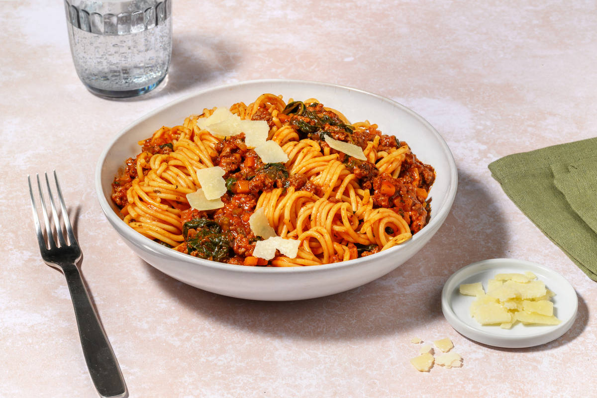 Rich Beef Ragu & Red Wine Presto Pasta