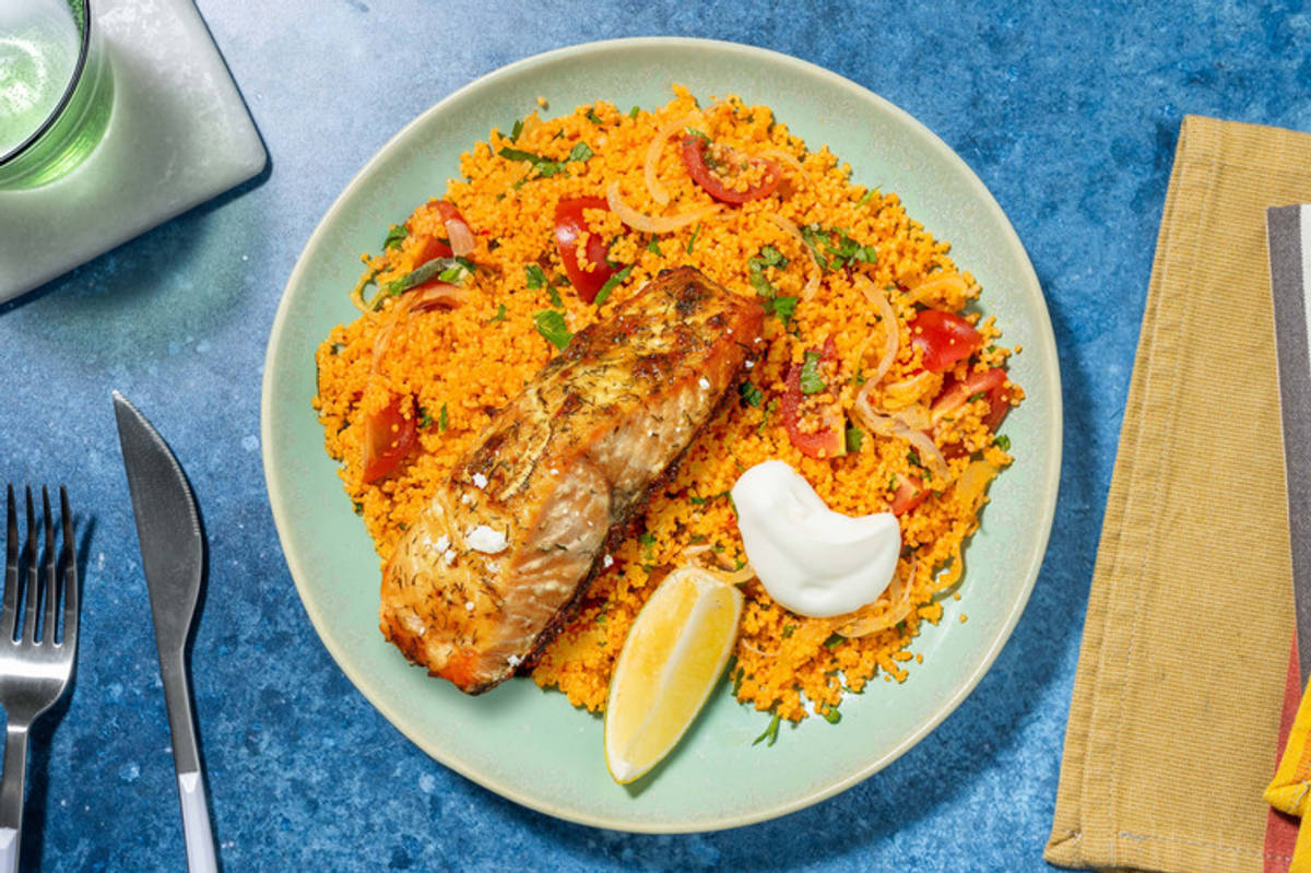 Mediterraner Za'atar Lachsfilet