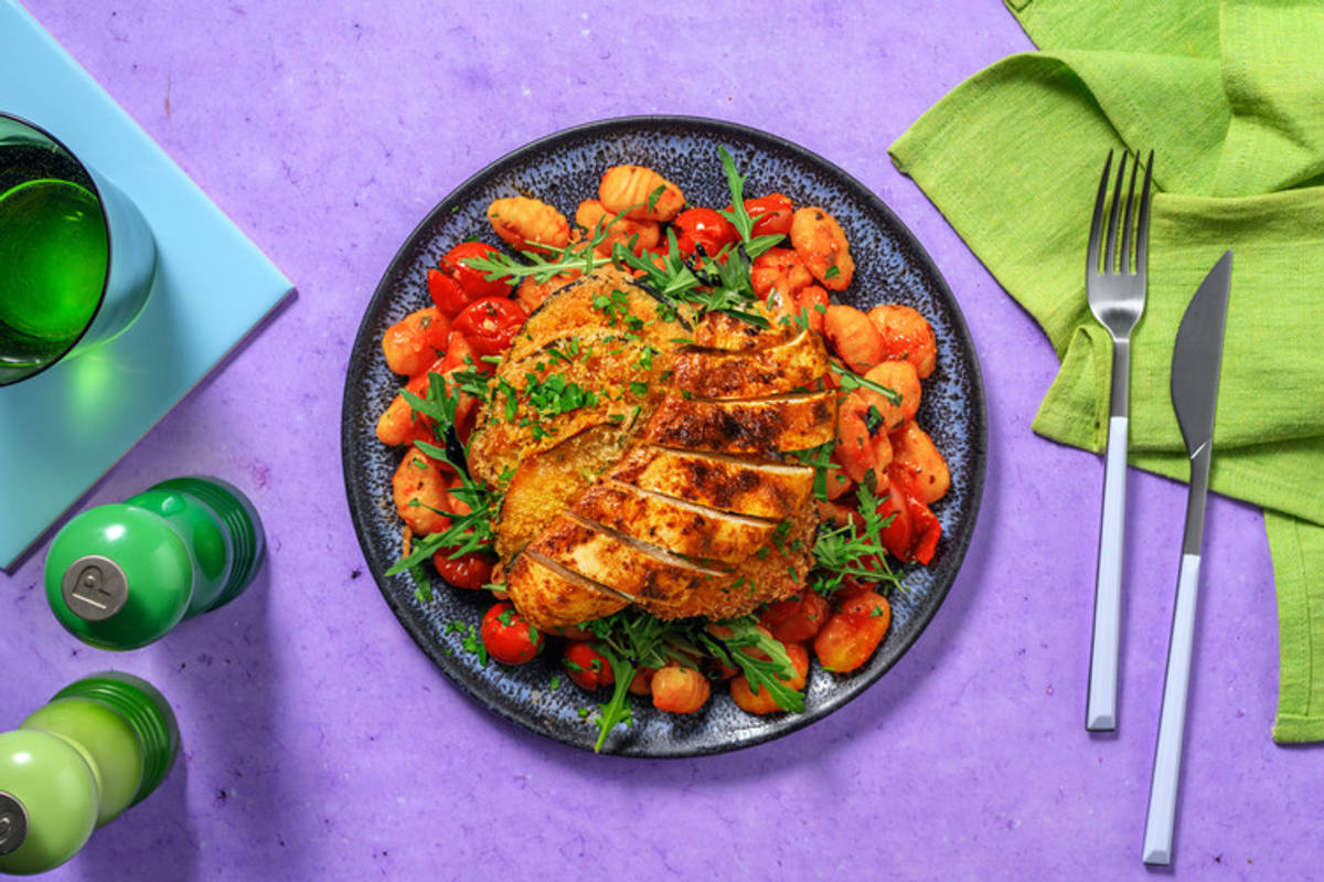 Gnocchi all'Arrabbiata mit extra Bio-Hähnchenbrust