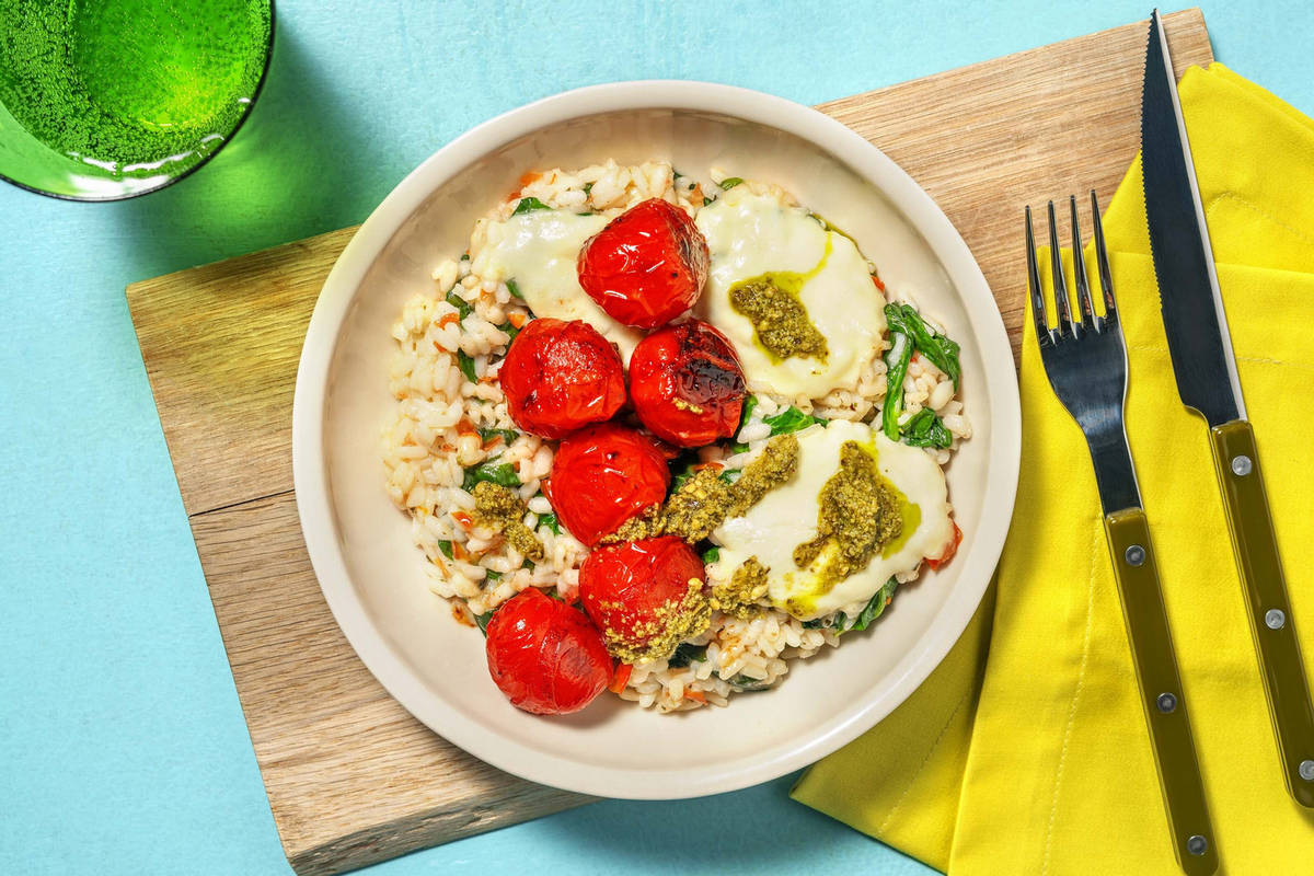 Margherita Inspired Risotto