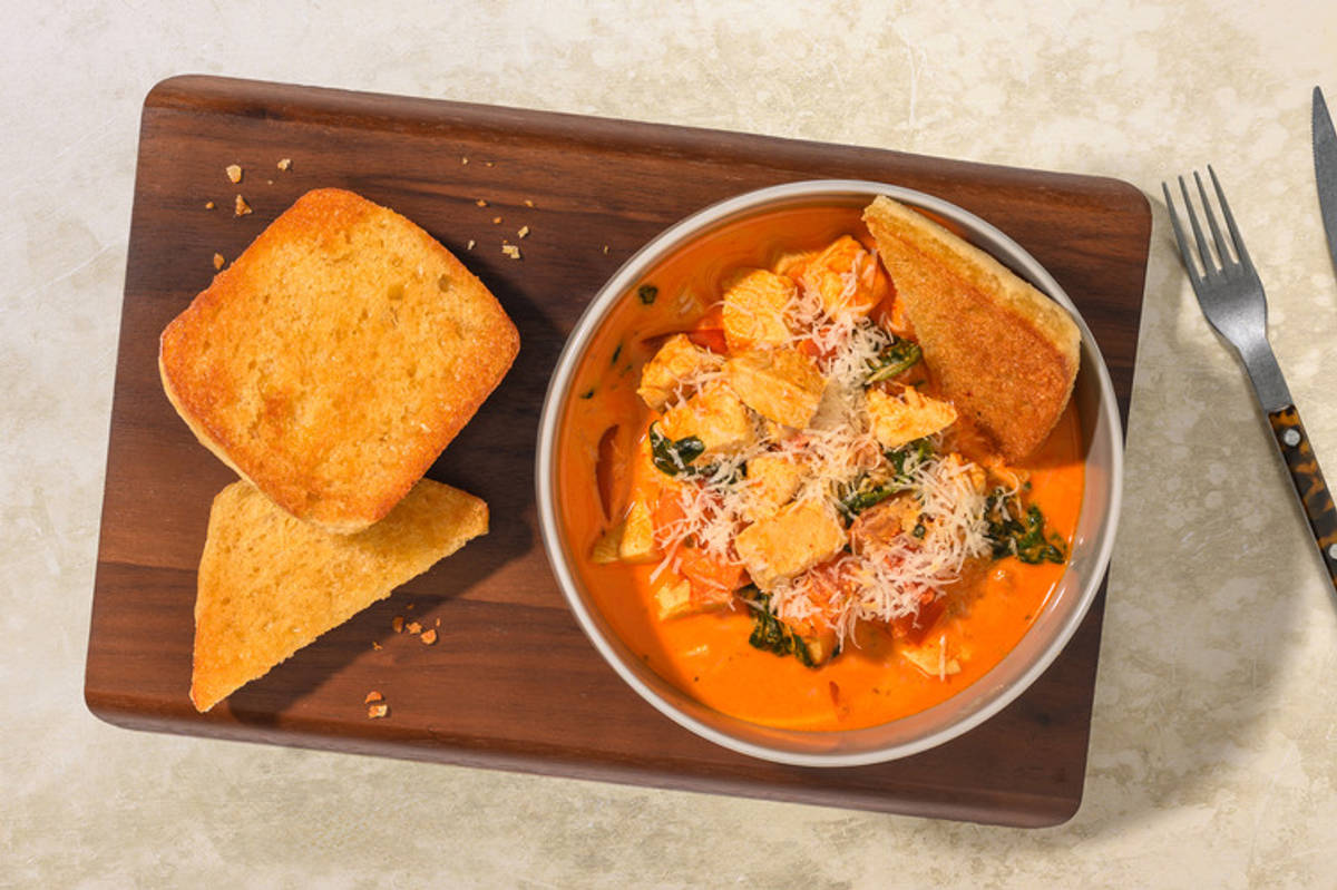 Warming Tuscan Chicken Stew with Irish Bacon