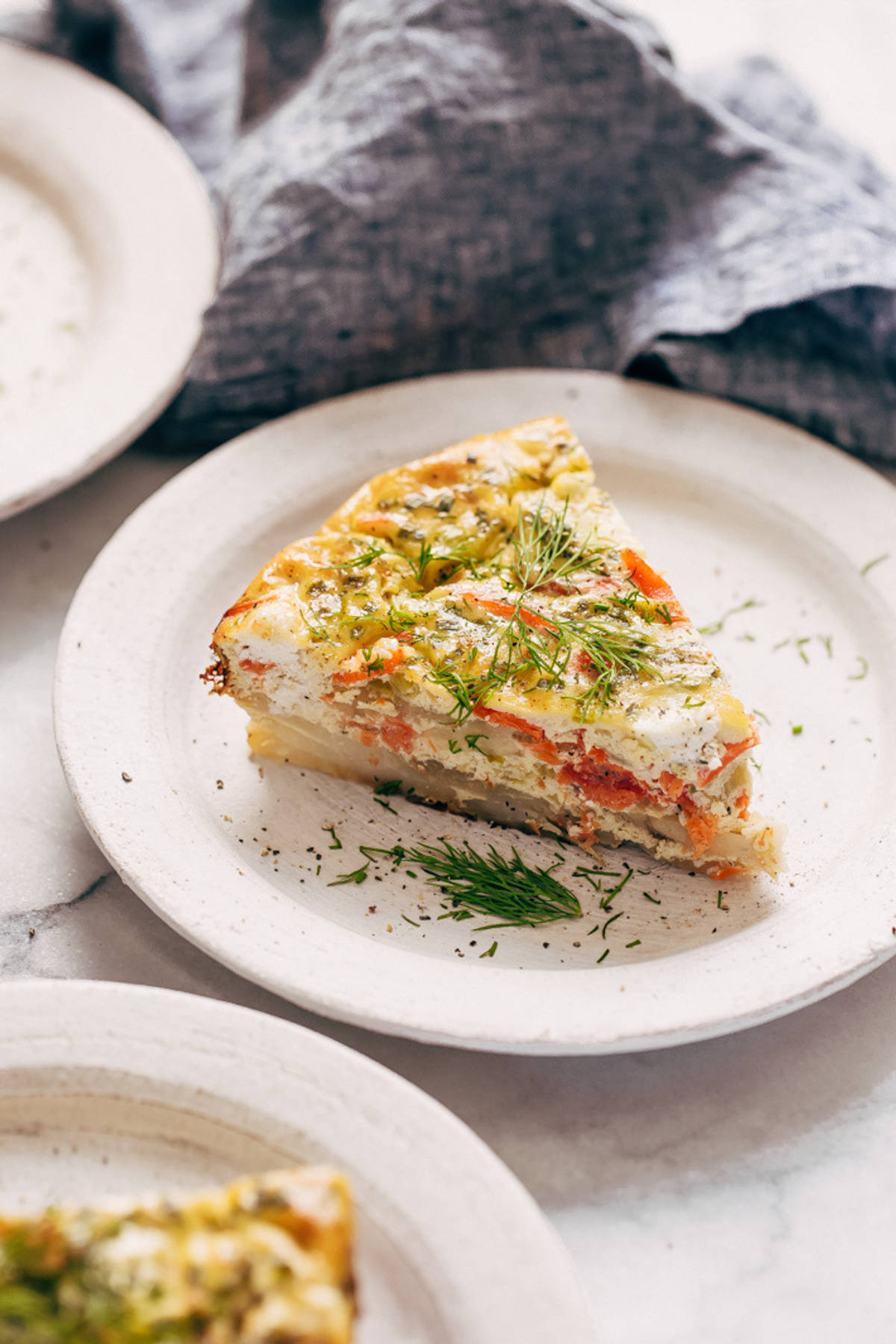Make-Ahead Smoked Salmon and Egg Strata