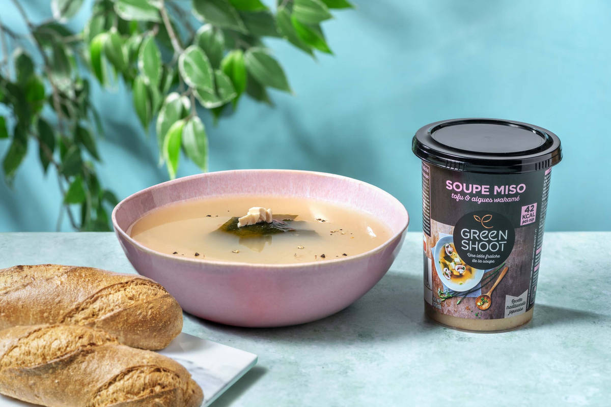 Soupe miso & son petit pain