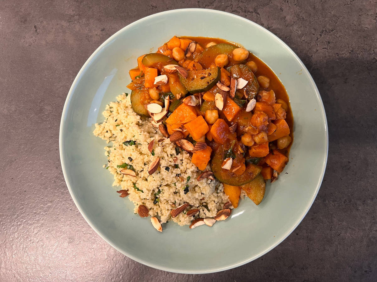 Sweet potato style tagine