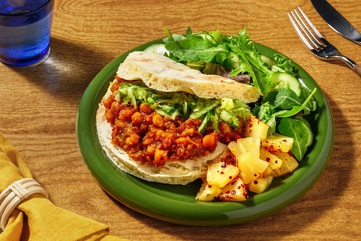Trinidadian Style Chickpea Doubles