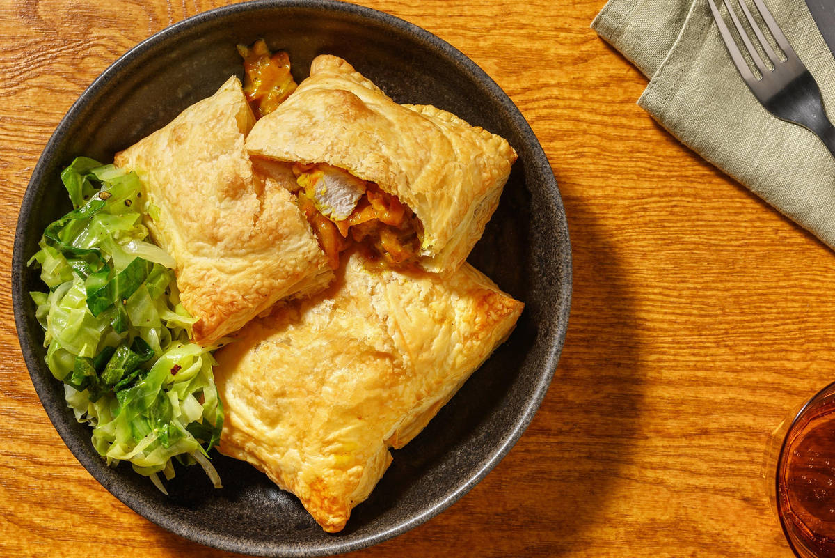 Curried Chicken Puff