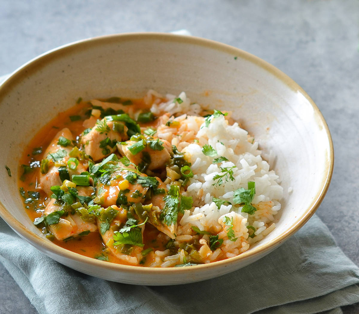 Thai-Style Chicken Curry Bowls