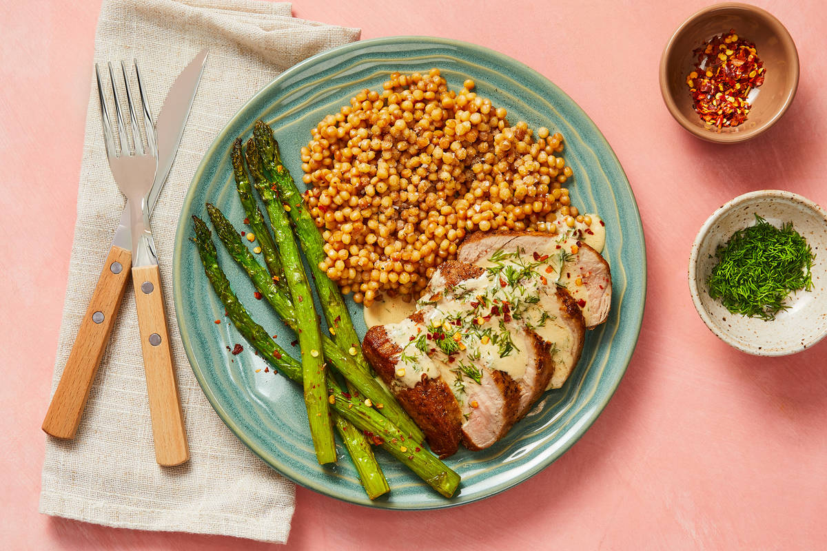 Creamy Dill Pork Filets