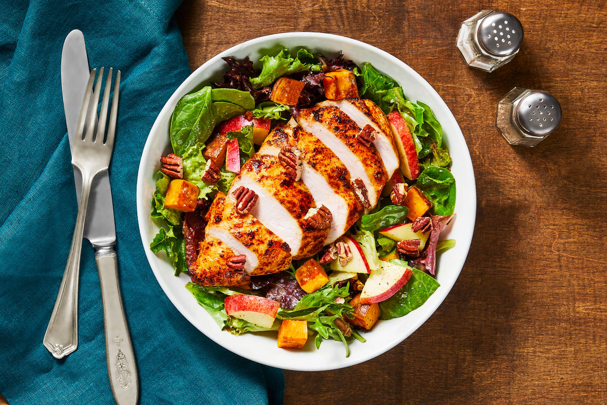 Orchard Chicken Spinach Salad