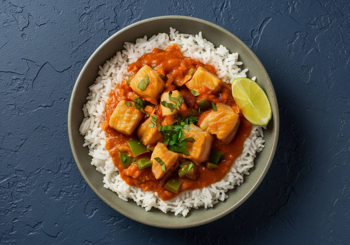 Coconut Tilapia & Bell Pepper Stew
