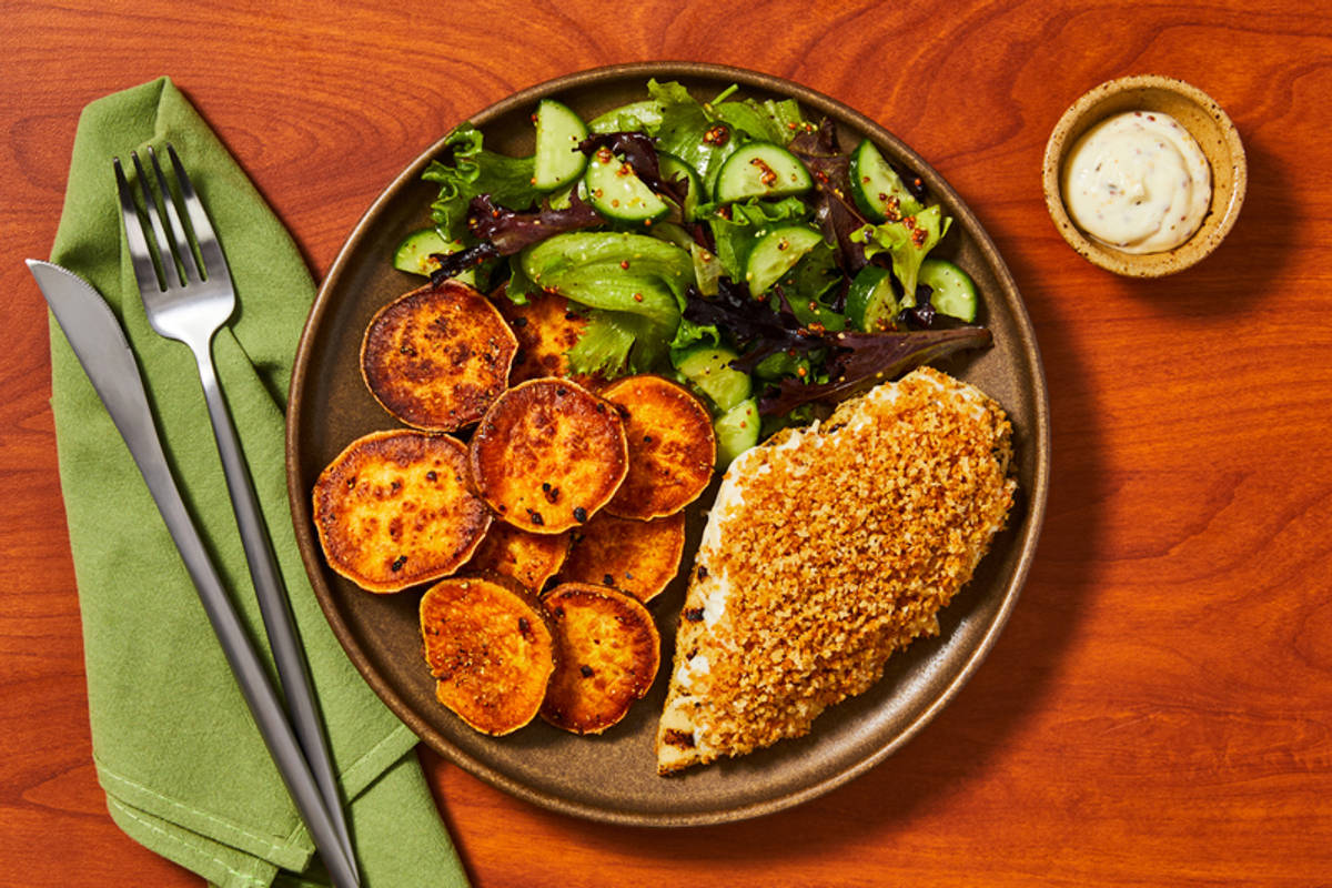 Hauts de cuisse grillées et enrobées au parmesan et au ranch