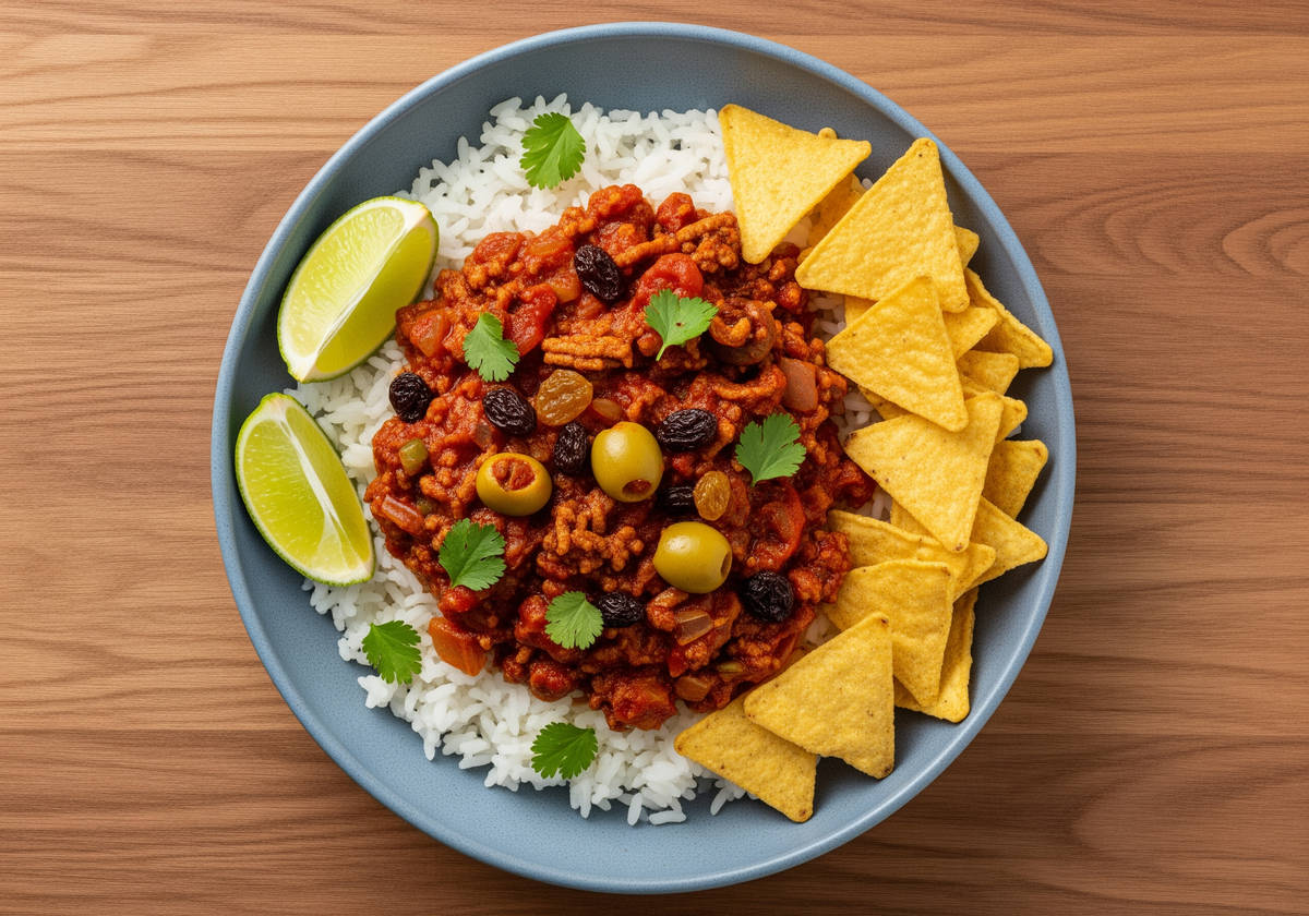Cuban-Style Beef Picadillo Rice Bowls
