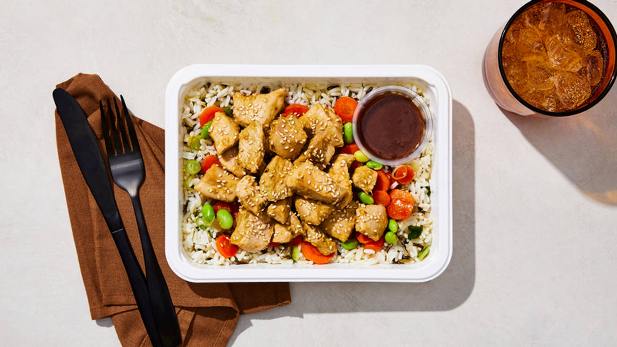 Honey Miso Chicken & Scallion Rice