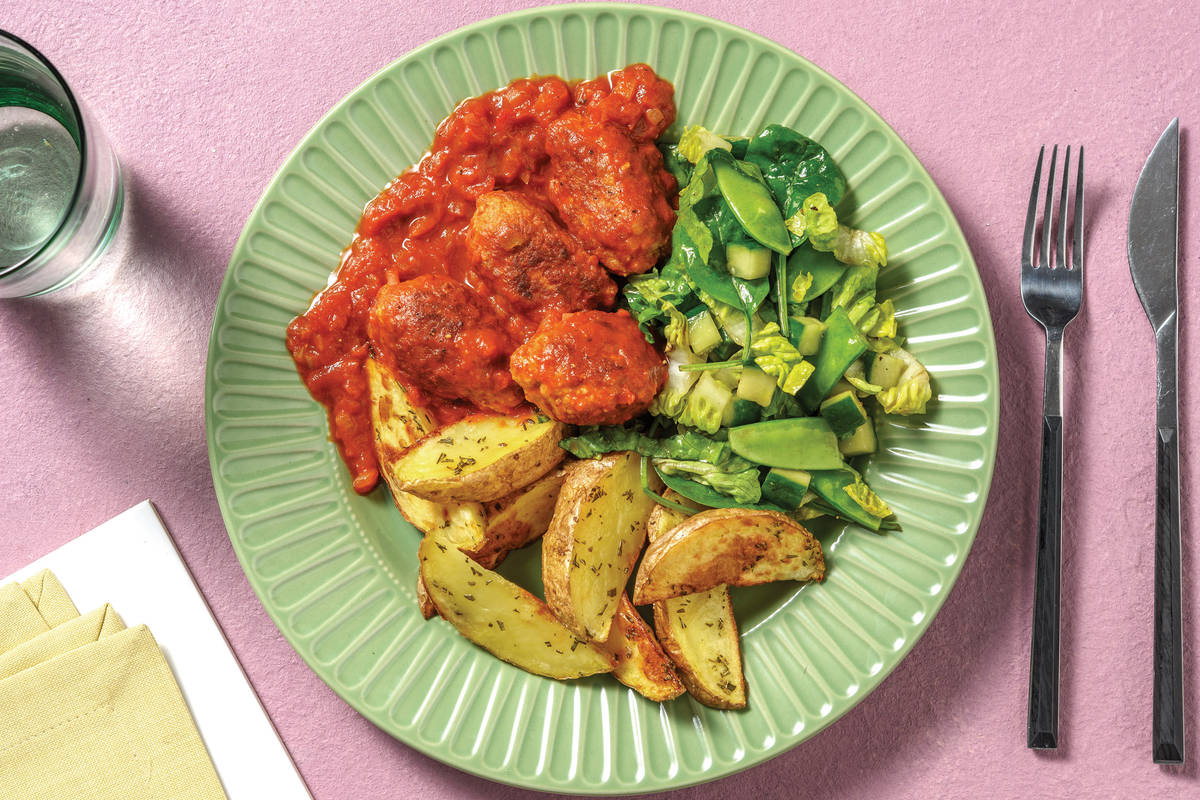 All-American Pork Rissoles