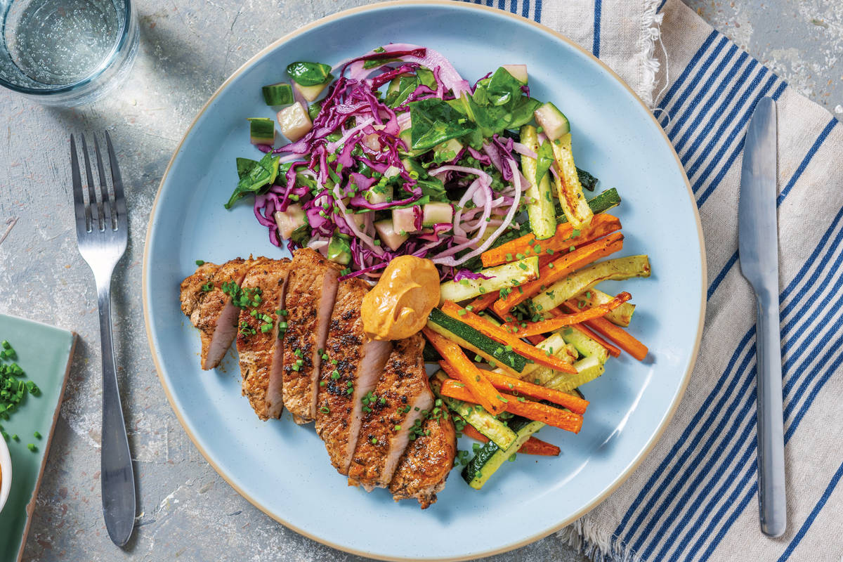All-American Sriracha-Glazed Pork