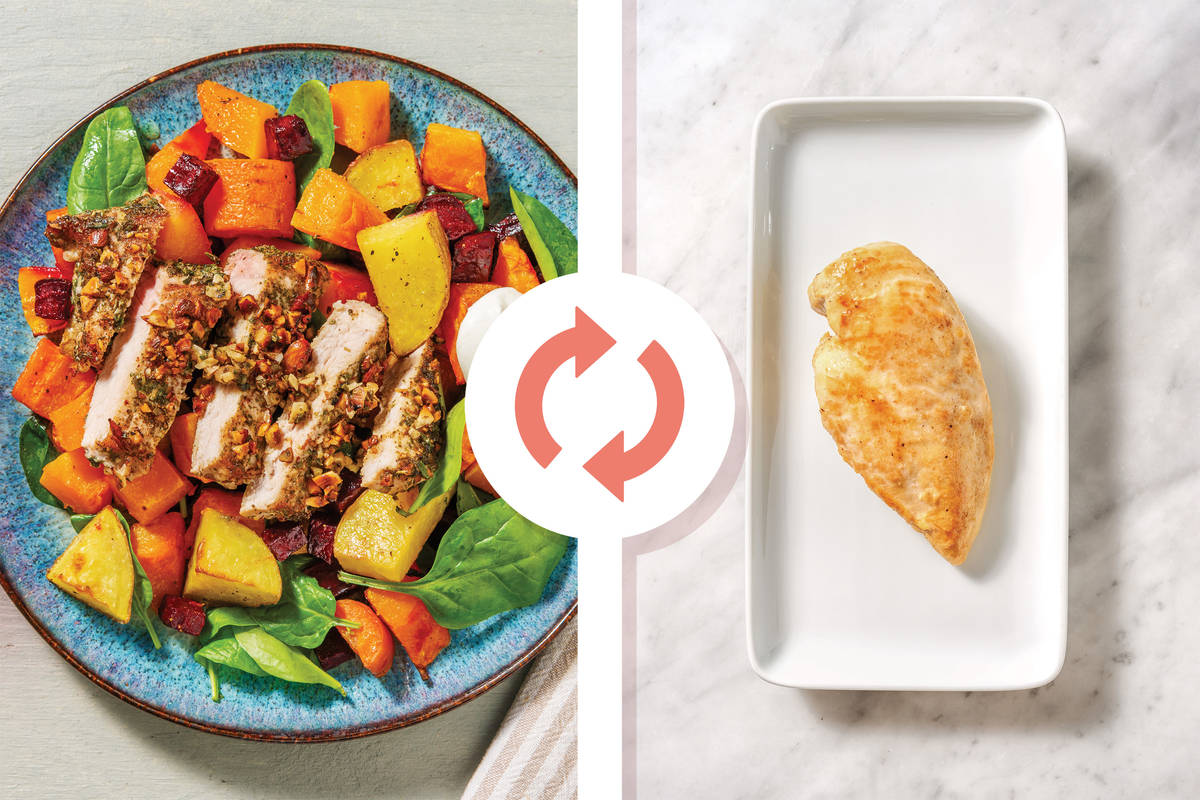 Almond & Chimichurri-Crusted Chicken