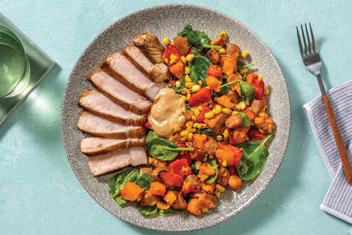 American Spiced Pork Steaks