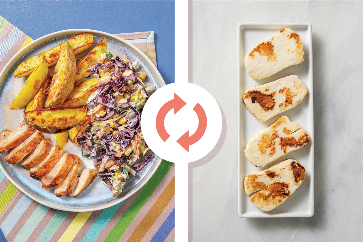 American-Style Barbecue Haloumi
