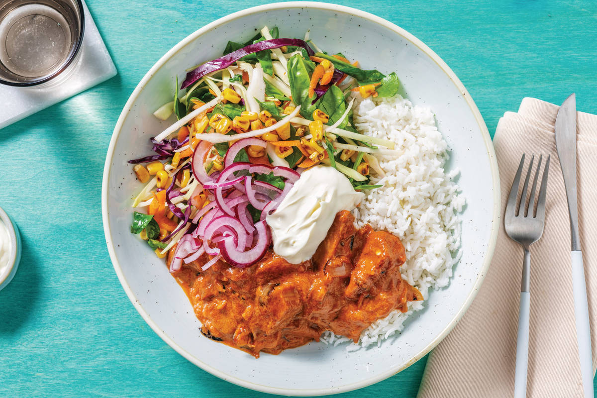 Chilli-Lime Jackfruit & Garlic Rice