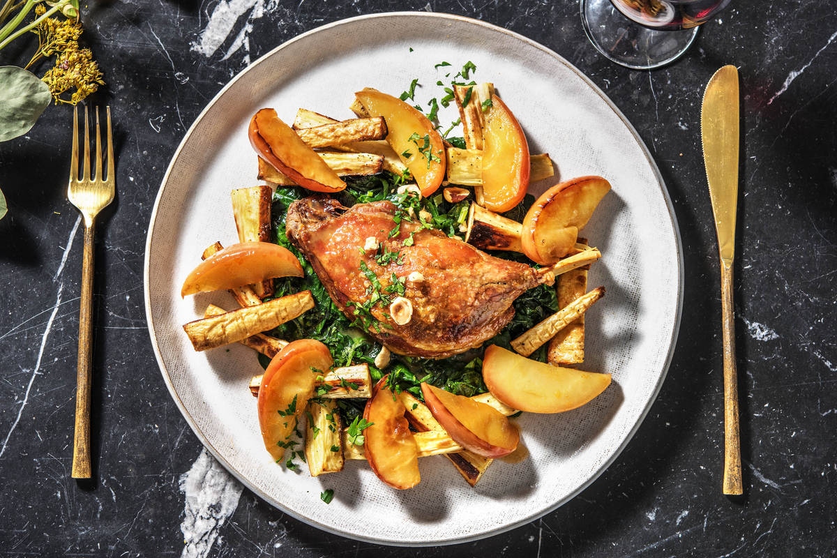 Apple Glazed Duck Confit