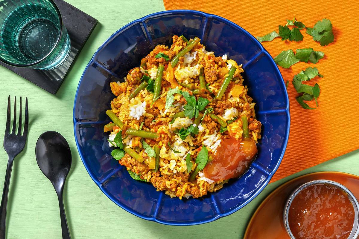 Aromatic Beef Pilaf