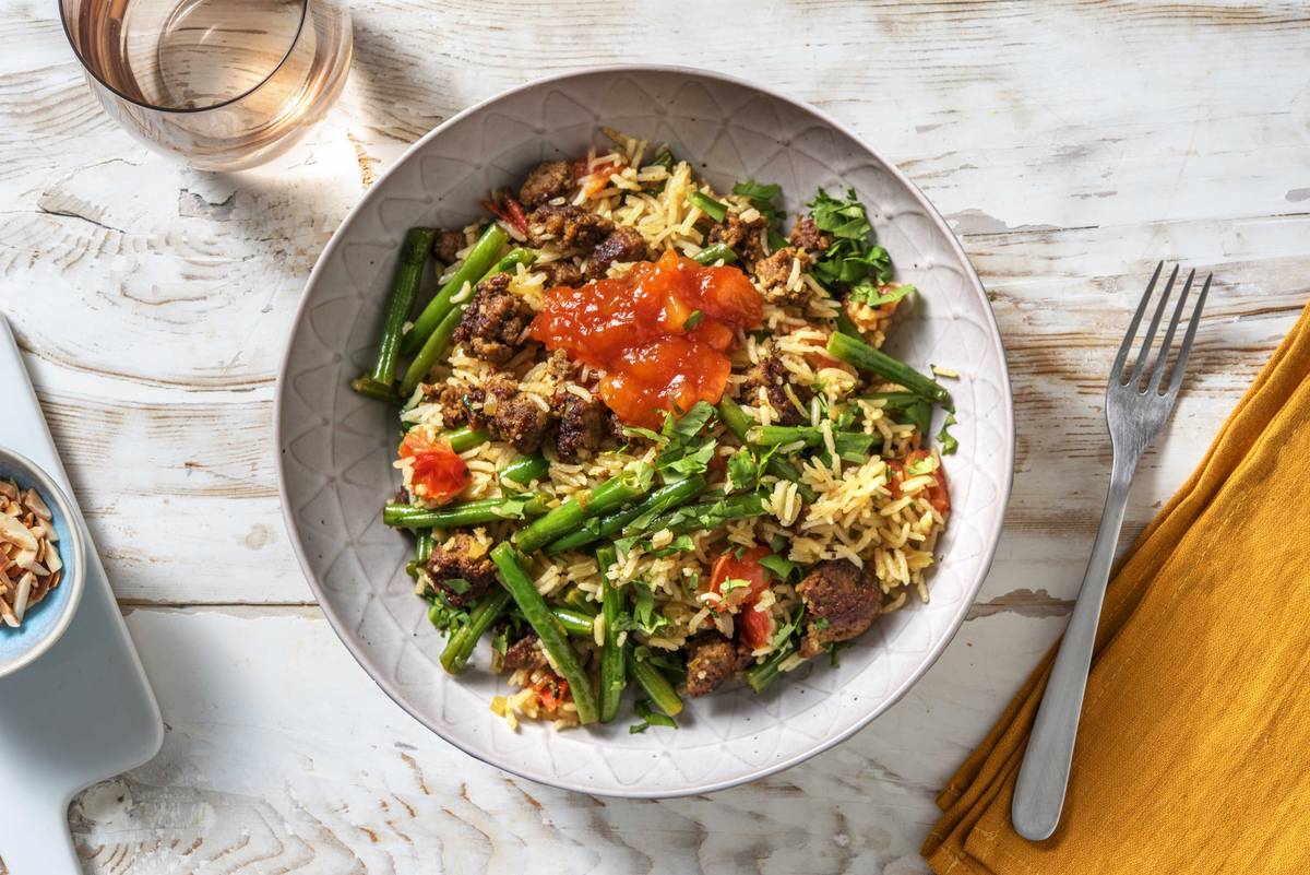 Aromatic Beef Pilaf