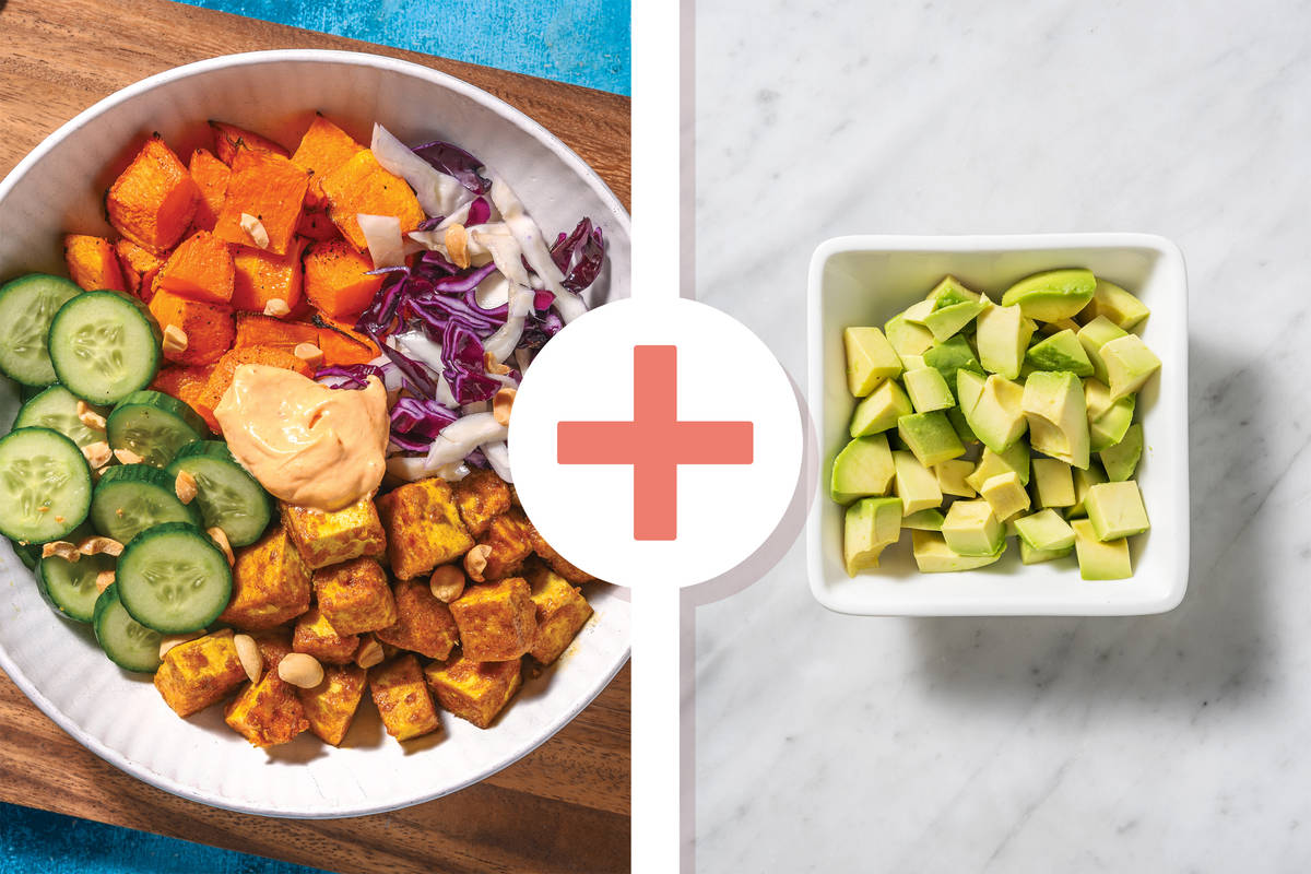 Asian-Glazed Tofu & Veggie Buddha Bowl