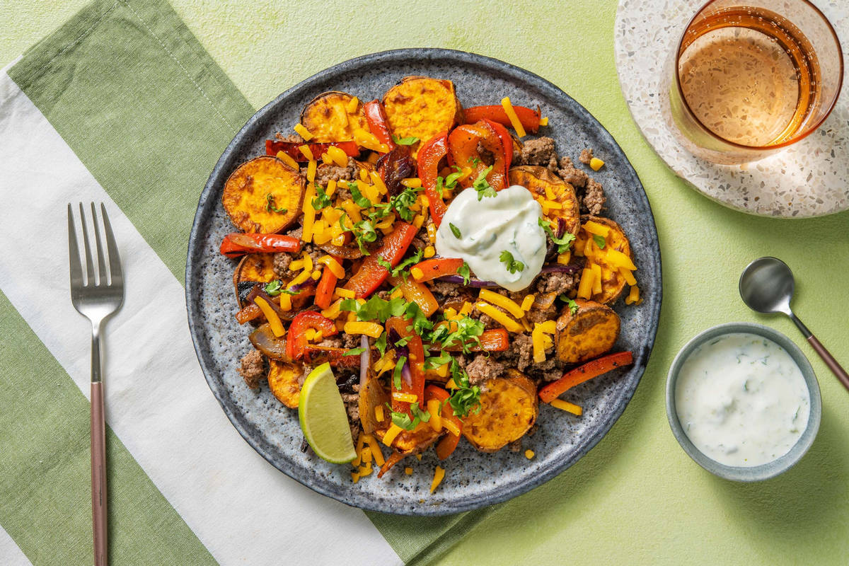Carb Smart Beef Fajita Plates