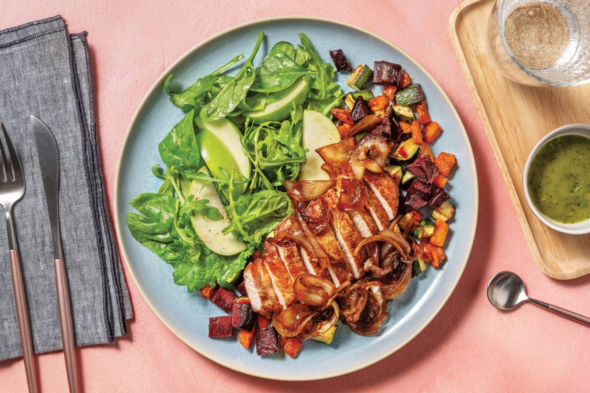 Seared Aussie Pork & Veggies
