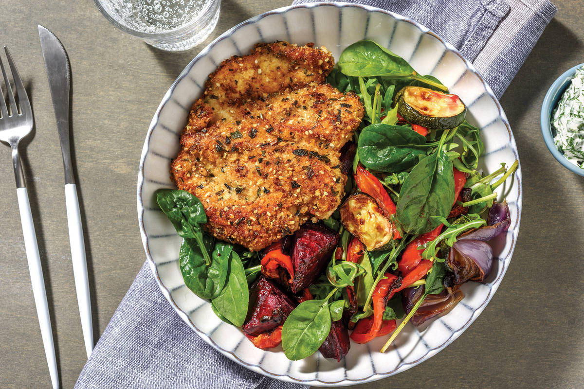 Aussie Seed-Crusted Chicken