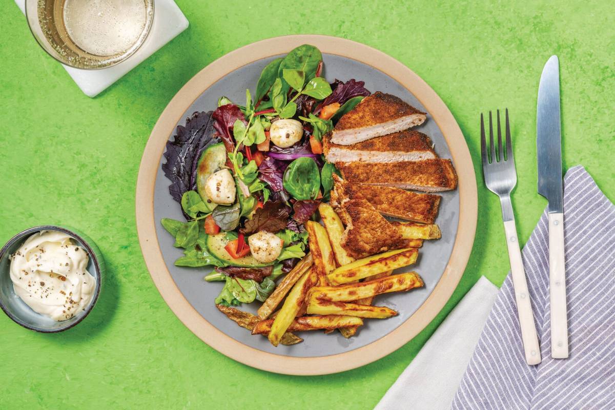 Homestyle Chicken Steaks & Fries