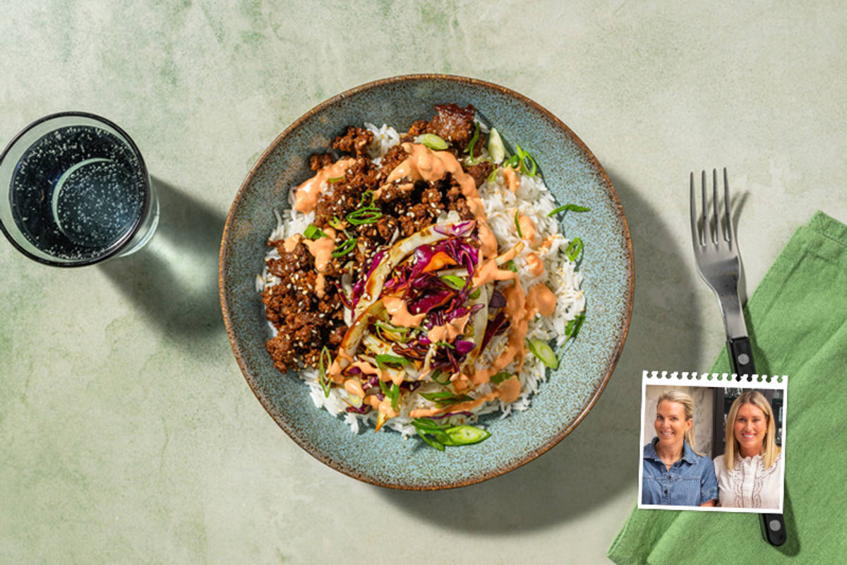 Bols super rapides de Beyond Meat® à la coréenne