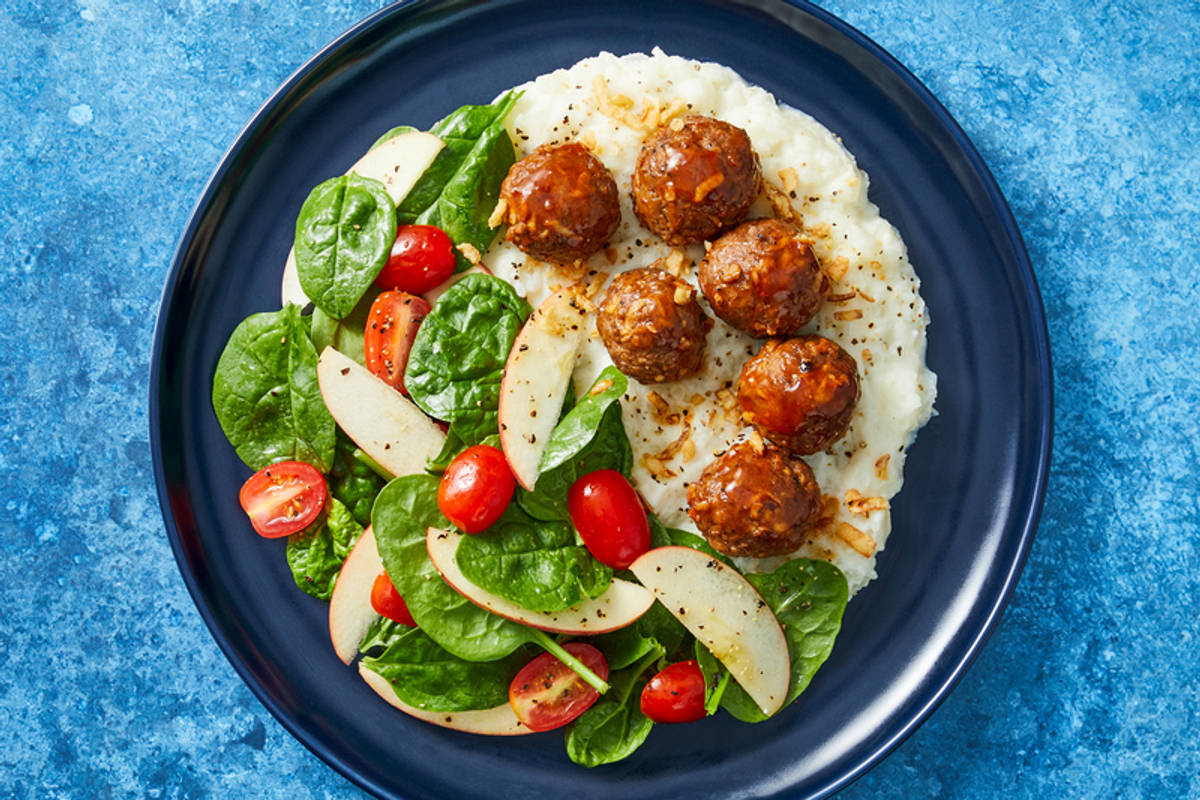 BBQ Beyond Meat® and Apple Meatballs