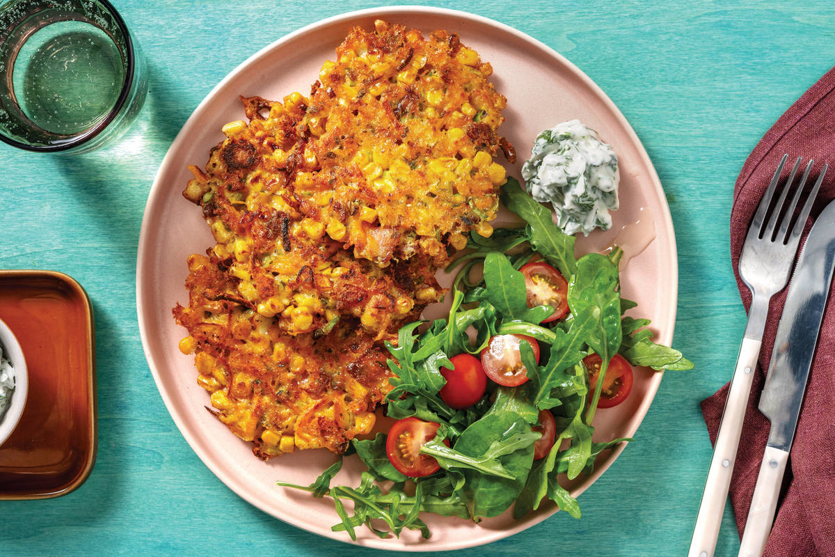 Quick Bacon & Cheddar Fritters
