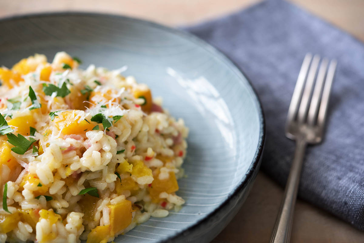 Bacon, Chilli and Butternut Squash Risotto
