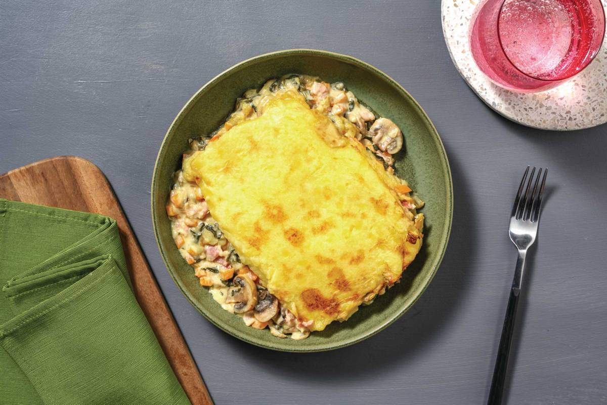 Bacon & Mushroom Pie