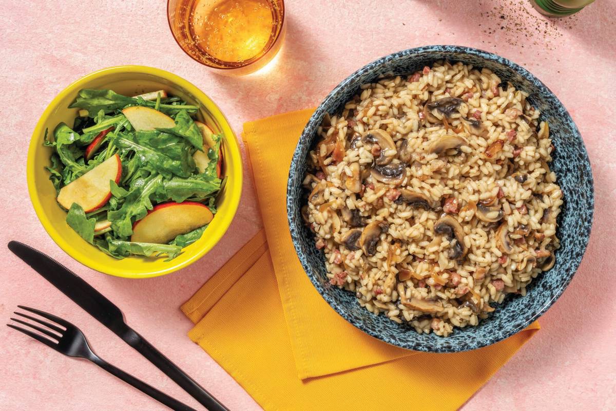 Vegetarian Mince & Mushroom Risotto