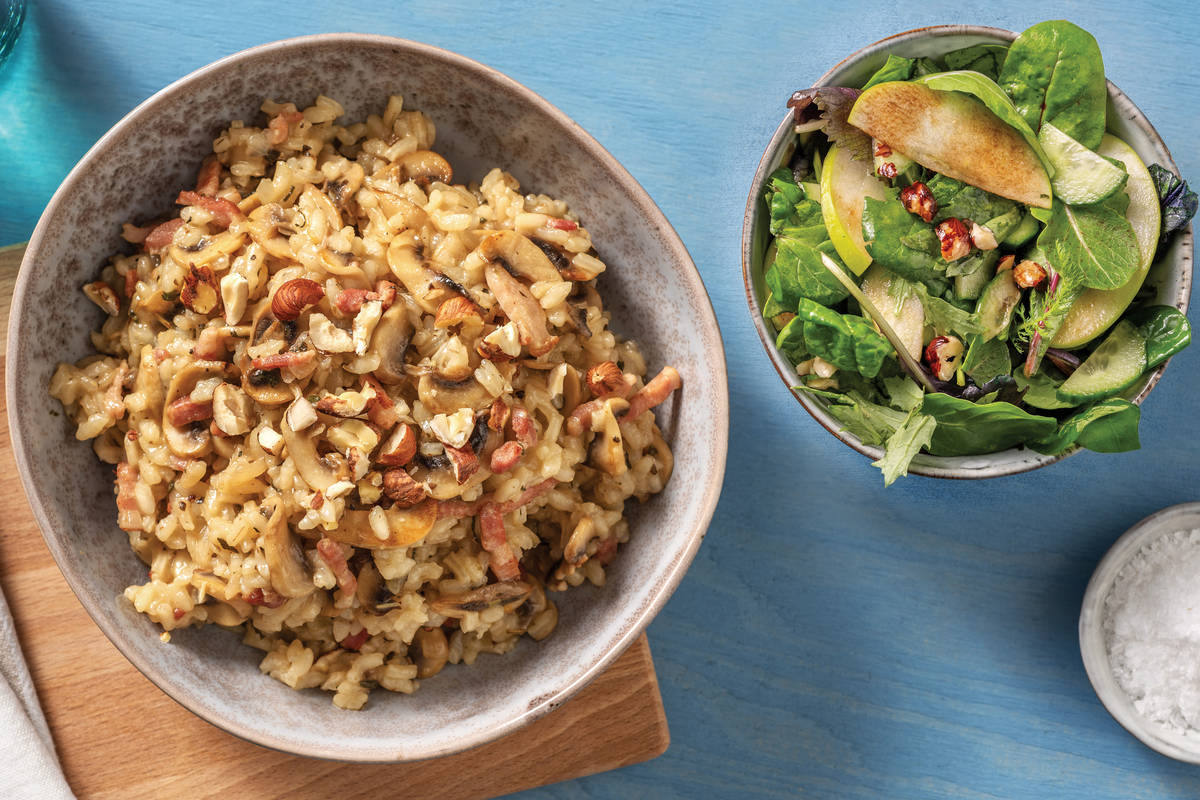 Bacon, Mushroom & Sage Risotto