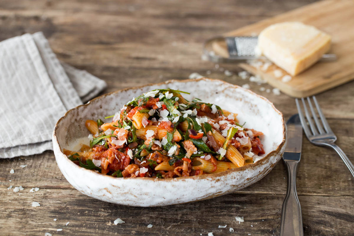 Bacon Puttanesca