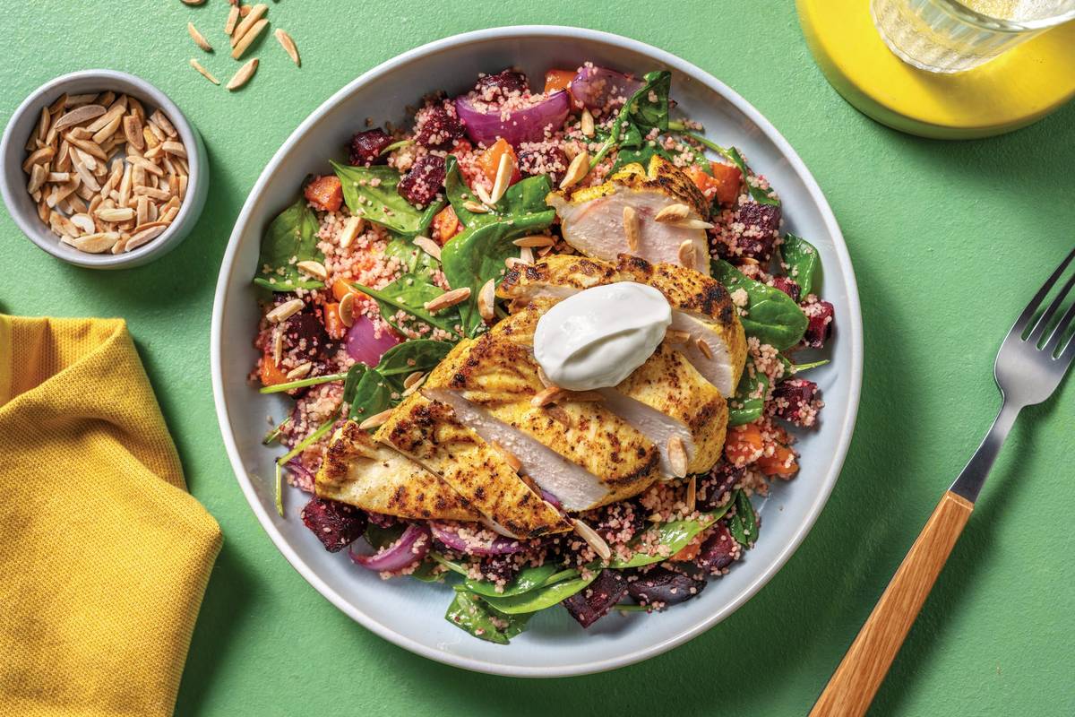 Double Chermoula Chicken & Veggie Coucous