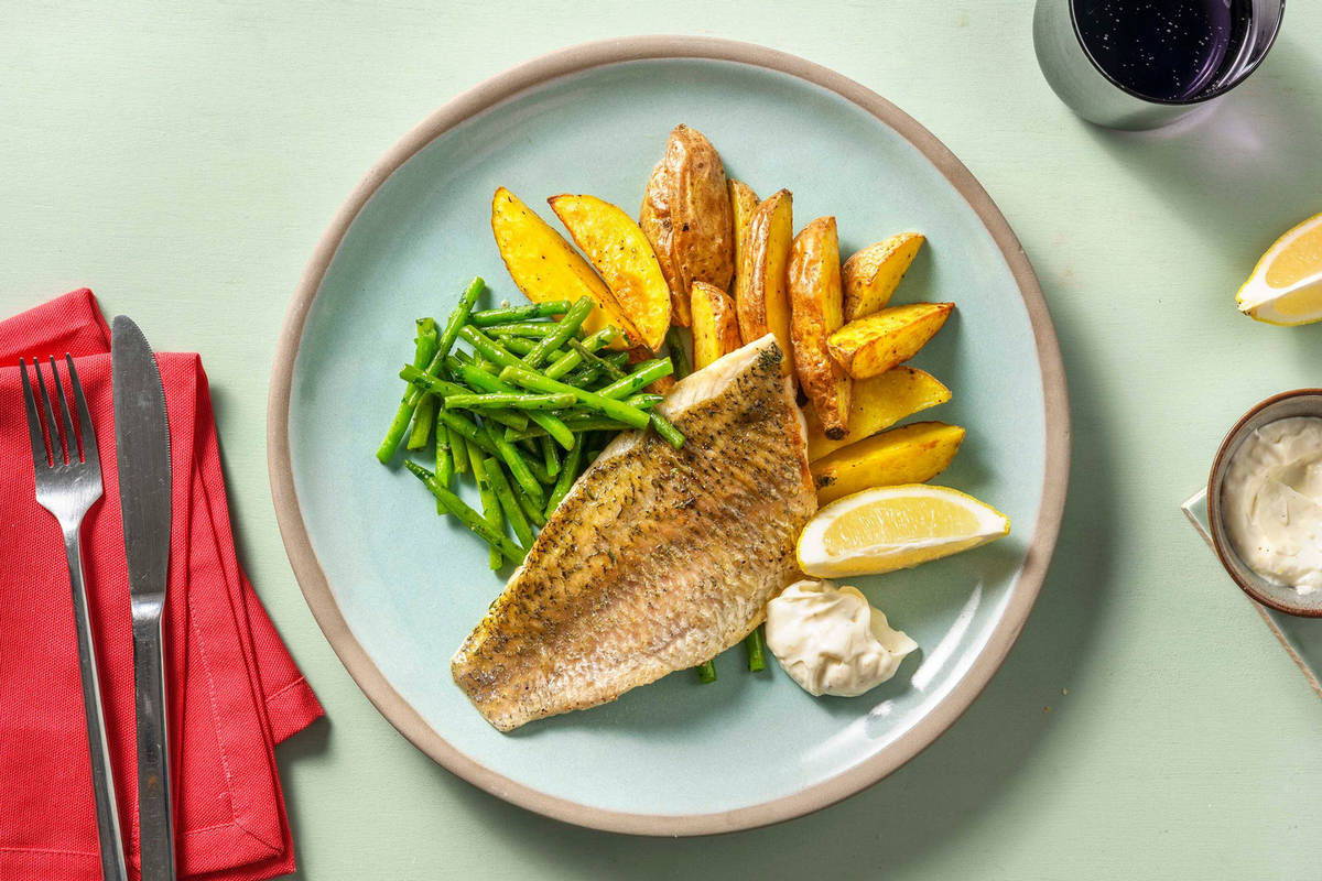 Crispy-Skinned Barramundi